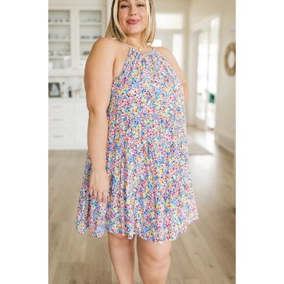 New NWT Emily Wonder Floral Tiered‎ Dress 2X - Picture 4 of 14